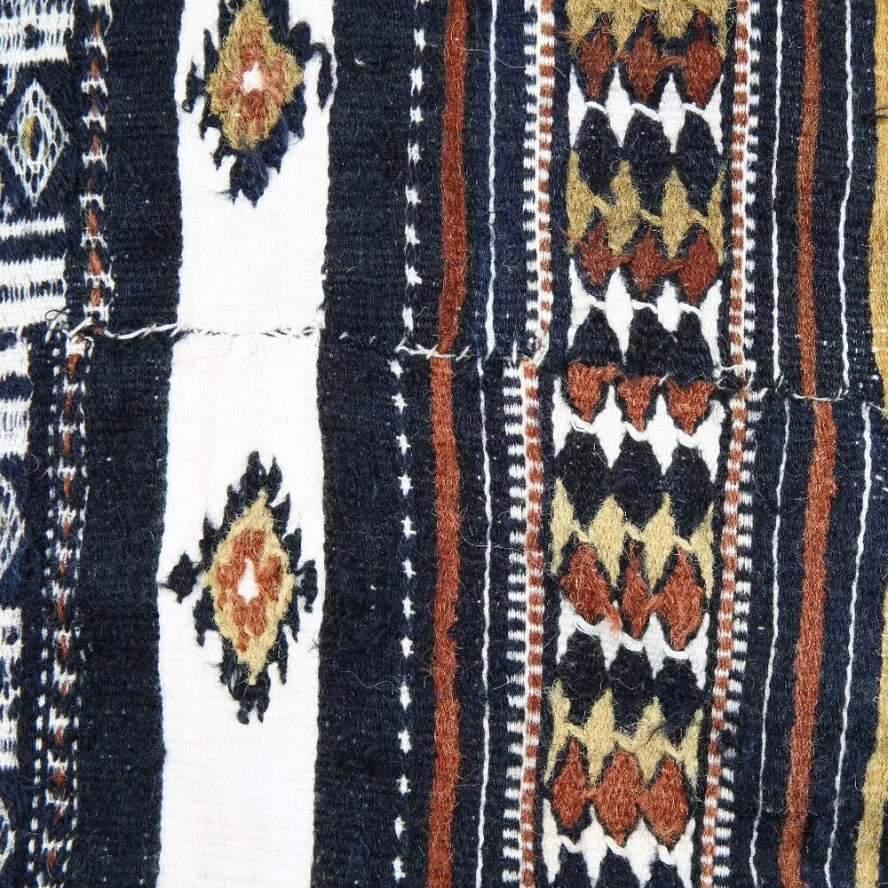 Rare Early 20th Century Khasa Arkilla Kerka Hand Woven Bridal Blanket Ma…